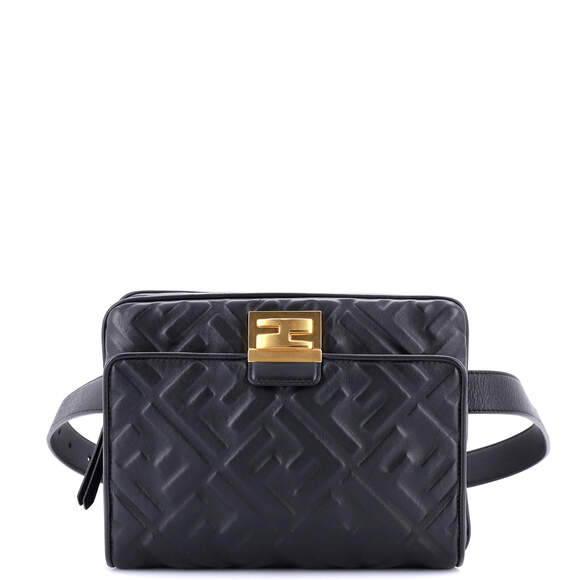 Fendi Upside Down Bag Zucca Embossed #185227F15B - Picture 1 of 7